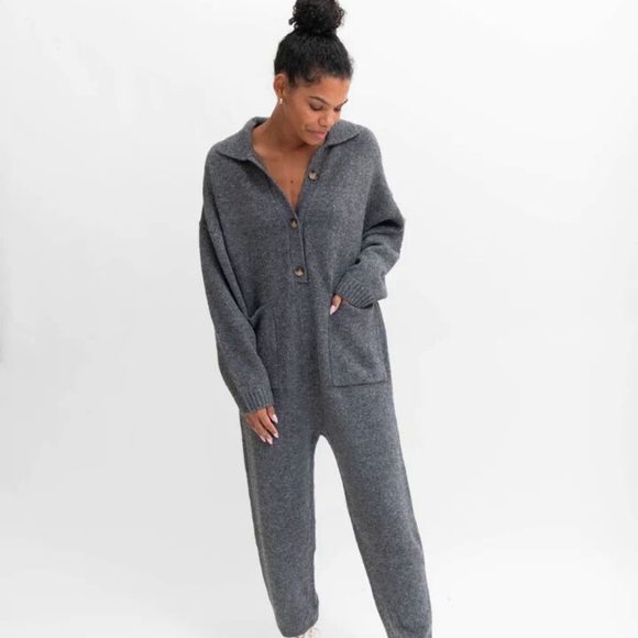 Florence Jumpsuit by Smash+Tess charcoal - Picture 4 of 5